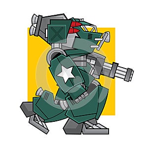 Military Robot Design Concept for War