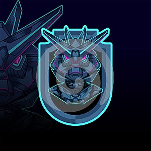 Mecha esport vector graphic design illustration