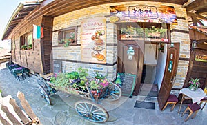 Mechana - a national Bulgarian tavern in the mountain village of Zheravna