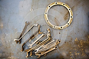 Mechanic tools - ring spanners
