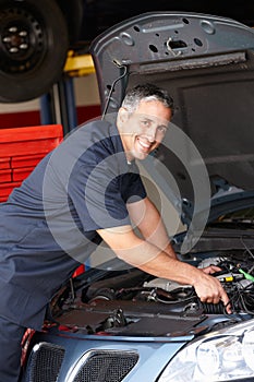 Mechanic at work