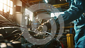 The Mechanic at Work.AI generated image