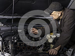 Mechanic at work