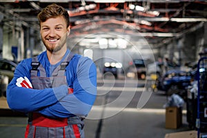 Mechanic in a workshop