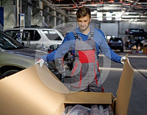 Mechanic in a workshop