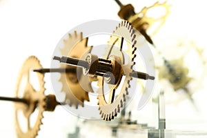 Mechanical clock gear