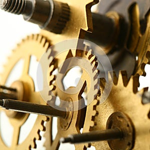 Mechanical clock gear