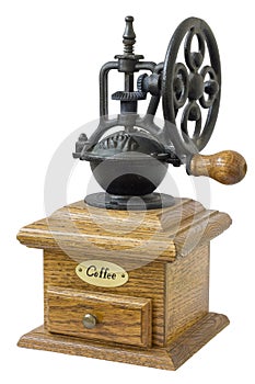 The mechanical coffee grinder