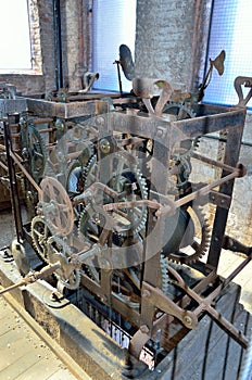 Mechanical device of the clock