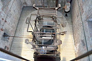 Mechanical device of the clock