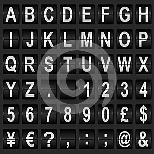 Mechanical Display Font