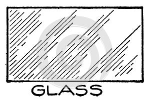 Mechanical Drawing Cross Hatching of Glass, crosshatching for texture,  vintage engraving