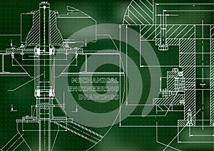 Mechanical engineering. Technical illustration