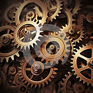 Mechanical gears and cogs