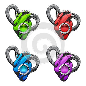 Mechanical Heart Colored