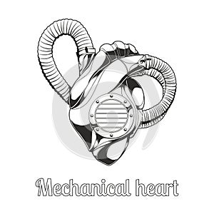 Mechanical Heart Lineart