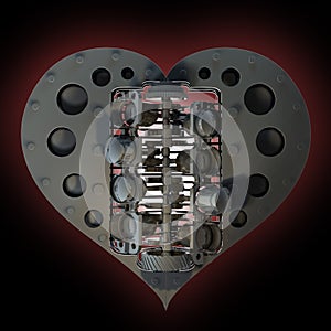 Mechanical heart V8