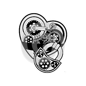 Mechanical heart valentine