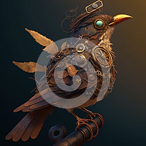 Mechanical Menagerie Steampunk Animals Bird