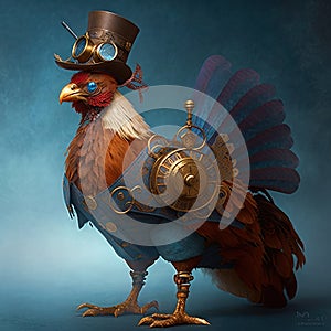 Mechanical Menagerie Steampunk Animals Chicken