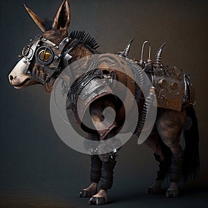 Mechanical Menagerie Steampunk Animals Donkey