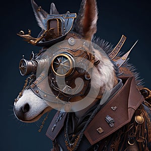 Mechanical Menagerie Steampunk Animals Donkey