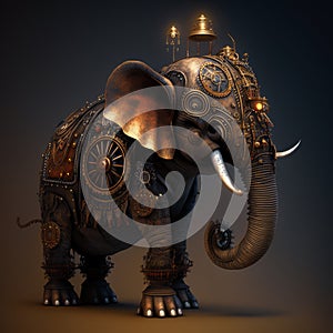 Mechanical Menagerie Steampunk Animals Elephant