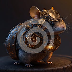Mechanical Menagerie Steampunk Animals Mouse