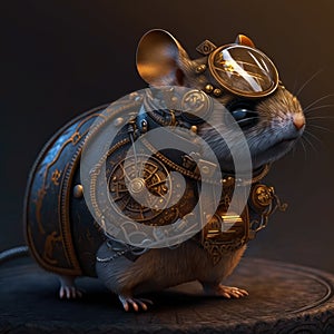 Mechanical Menagerie Steampunk Animals Mouse