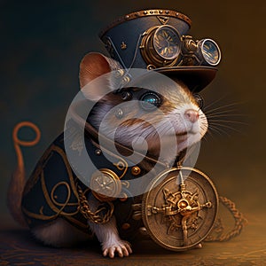 Mechanical Menagerie Steampunk Animals Mouse