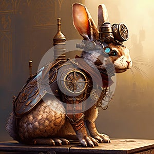 Mechanical Menagerie Steampunk Animals Rabbit