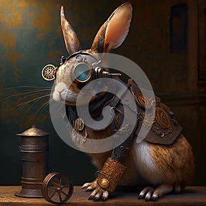 Mechanical Menagerie Steampunk Animals Rabbit