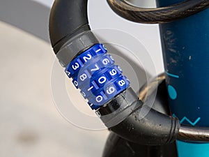 Mechanical Numeric Code Bicycle Lock