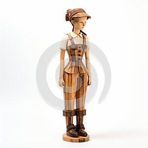 Mechanical Realism: Lively Tableaus Of A Genderless Wooden Statue photo