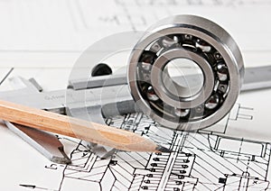 Mechanical scheme and bearing