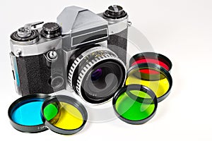 The mechanical SLR and photofilters