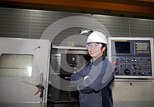 Mechanical technician of cnc machine