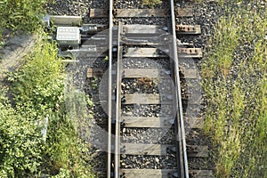 Mechanical turnout switch of railway tracks