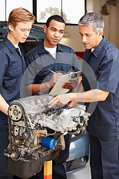 Mechanics at work photo