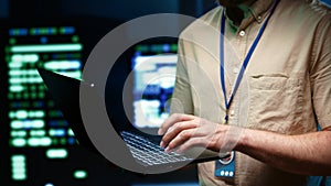 Mechaninc doing server system scan