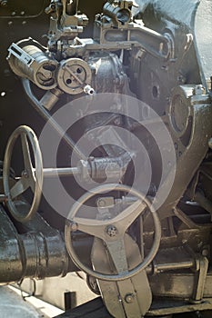 Mechanism of the cannon guns