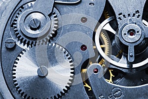 Mechanism of old mechanical watches