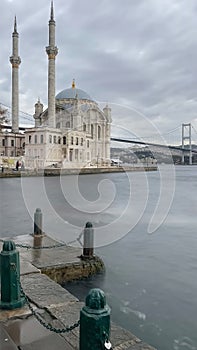 Mecidiye Mosque or Ortakoy Mosque in Istanbul.