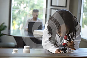 Med School Student and Female Scientist