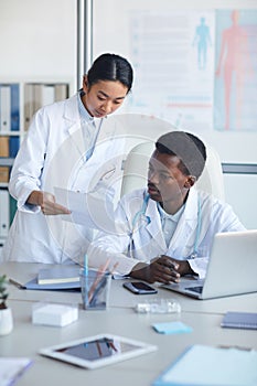 Med Students Using Laptop