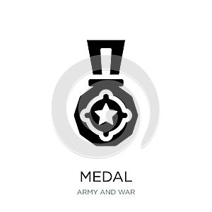 medal icon in trendy design style. medal icon isolated on white background. medal vector icon simple and modern flat symbol for