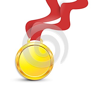 Medal isolated object on background