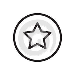 Medal vector thin line icon