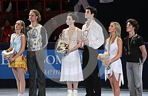 Medalists in ice dance