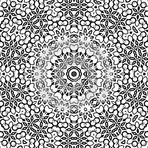 Medallion circular design.